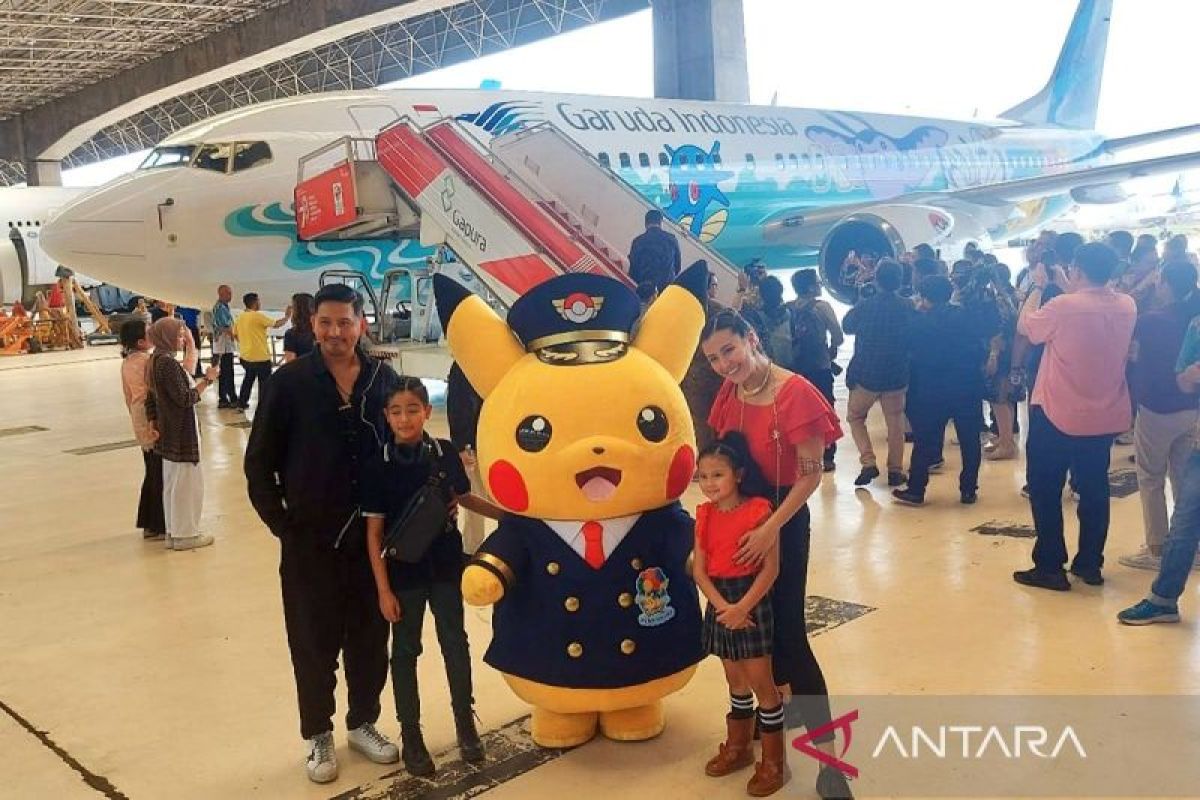 Pesawat Pokemon dari Garuda Indonesia resmi diluncurkan pada Kamis